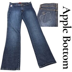 Apple Bottom Jeans Womens Size 10 Bootcut Flared Denim Red Label Collection